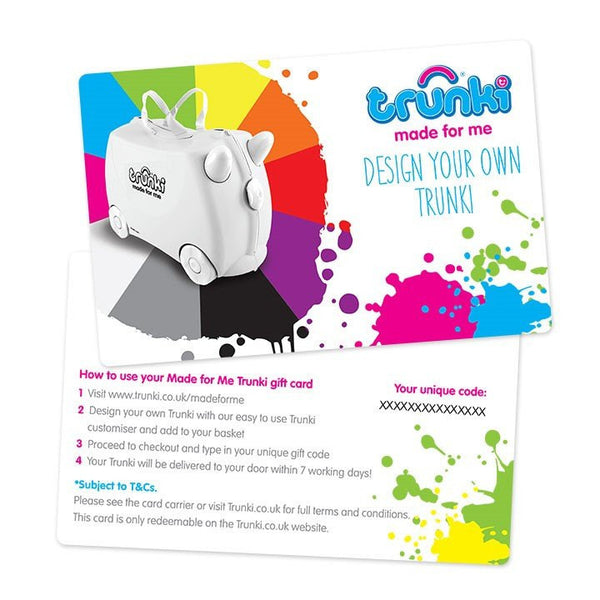 EXTRAS - Custom Trunki Gift Card