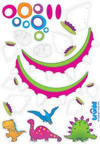 EXTRAS - Dino Girl Sticker Pack