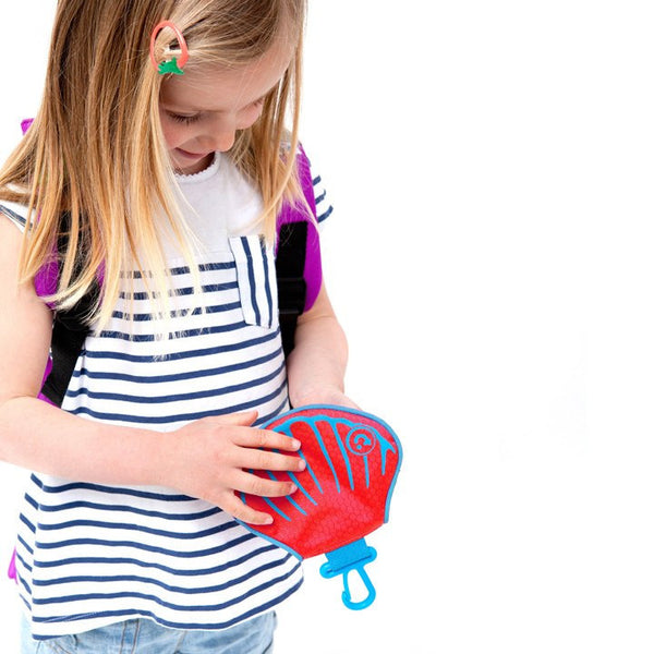 PADDLEPAK - Red Padllepak Clam Purse