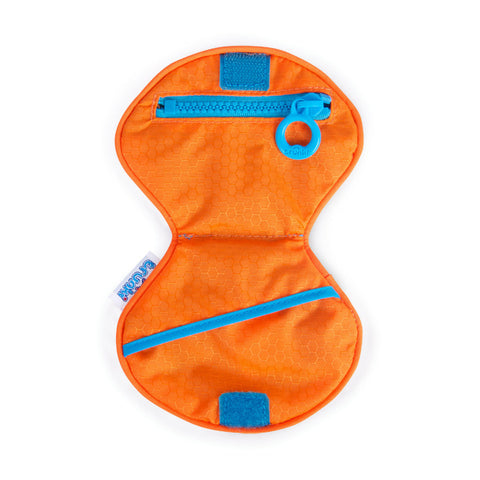 Blue Padllepak Clam Purse